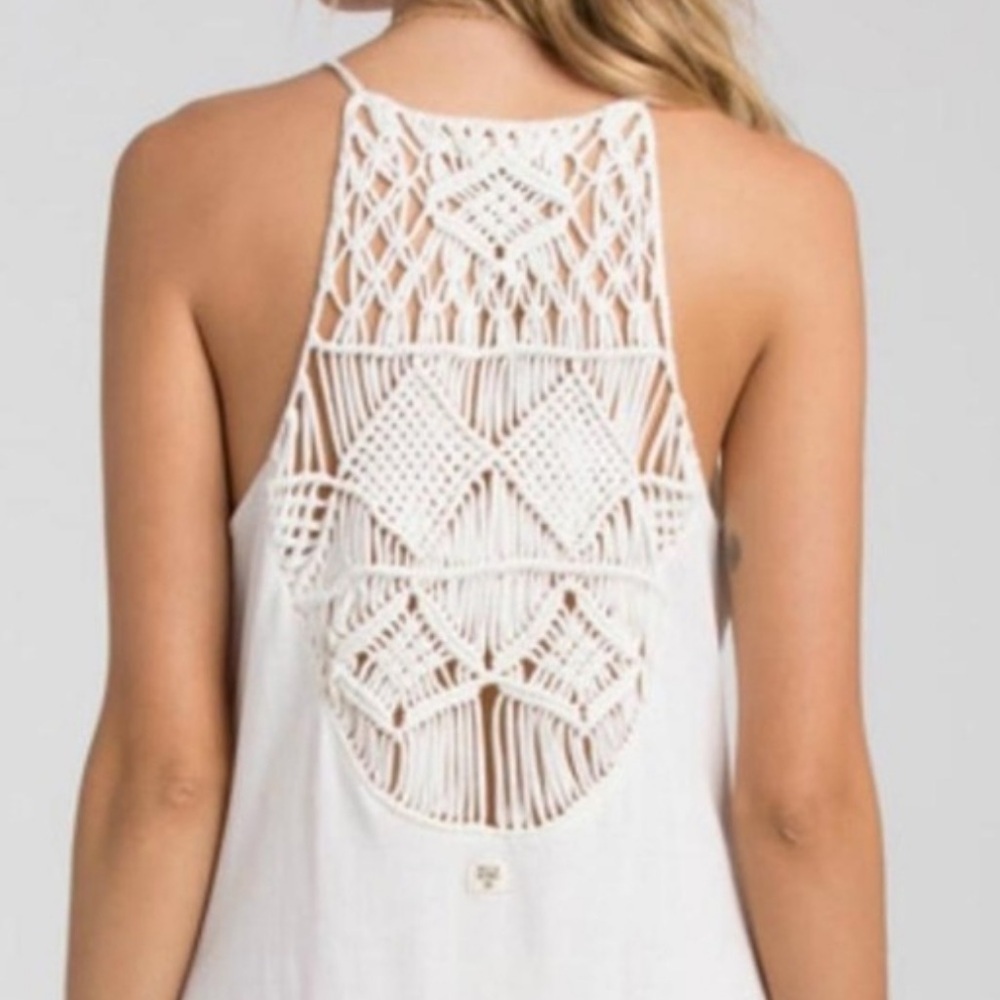 Billabong Macrame Halter Top L